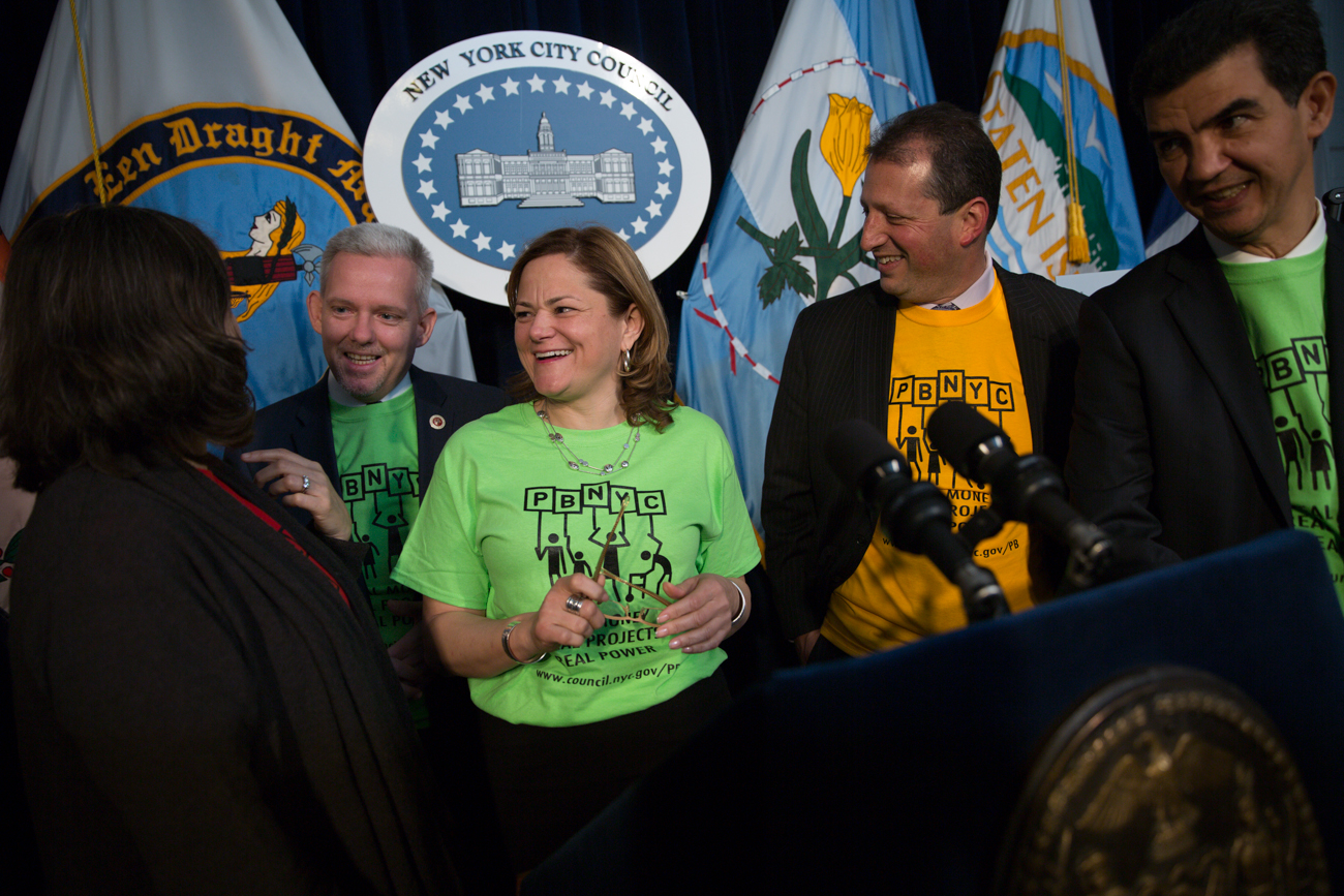 Council Speaker Melissa  Mark-Viverito Holds Press Conference to Kick-Off...