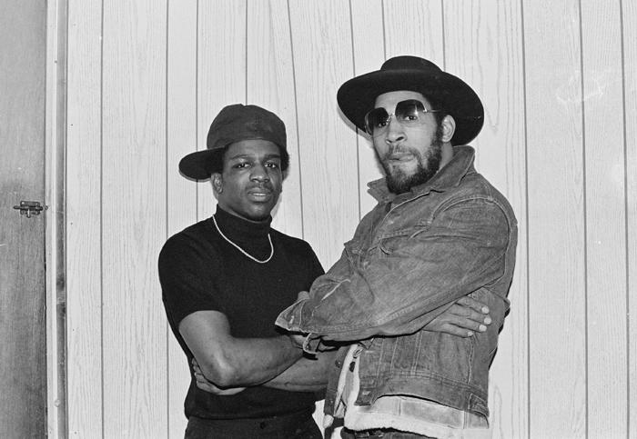 Tony Tone and Kool Herc Backstage at T-Connection 1979_ Photography by Joe Conzo