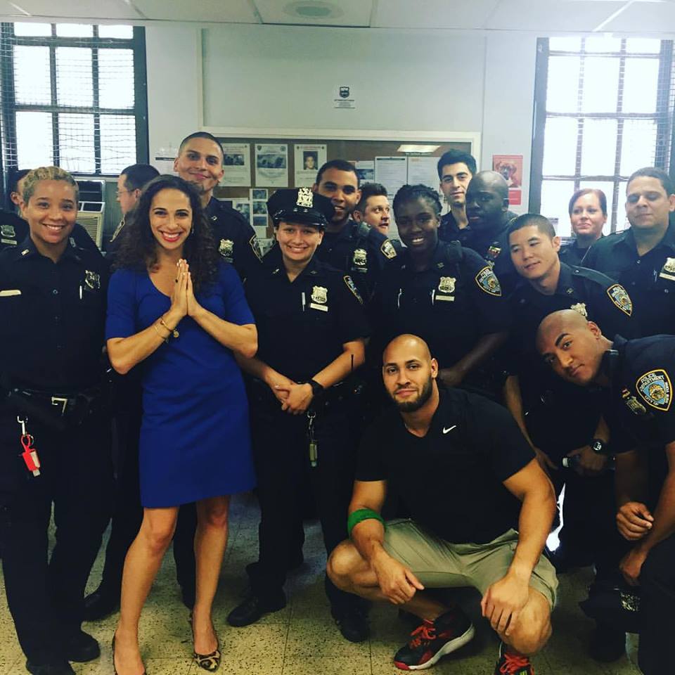 kara land yoga extends to nypd
