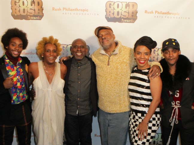 Honorees at the Gold Rush Awards with Danny Simmons_Credit Terrence Jennings