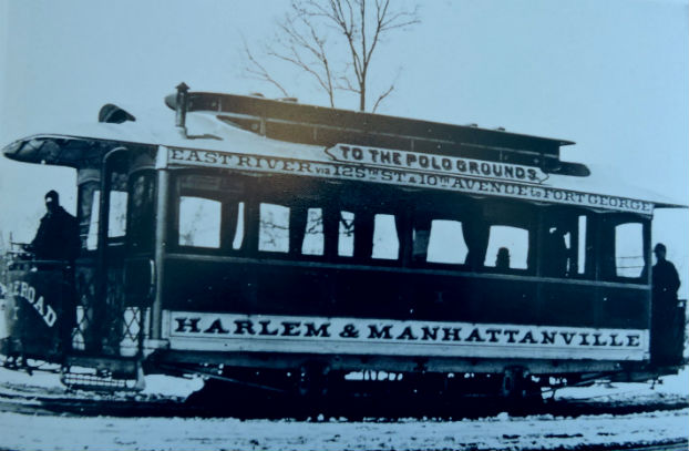 polo grounds trolley in harlem