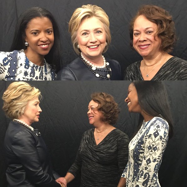 Renee Elise Goldsberry Welcomes Hillary Clinton to Harlem With The National Anthem