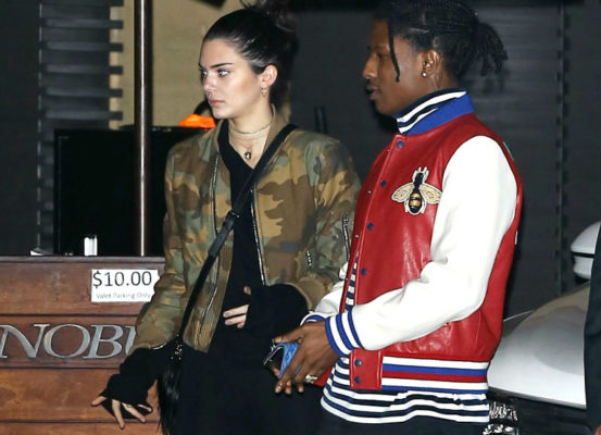 Kendall Jenner and A$AP Rocky Enjoy Dinner Together in Paris