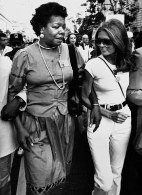 Harlem S Maya Angelou And Gloria Steinem Marching Arm In Arm 19