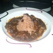 Oxtails Served with Rice n Peas at Harlem Besame