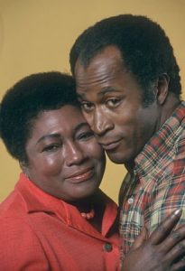 John Amos with co-star, Esther Rolle
