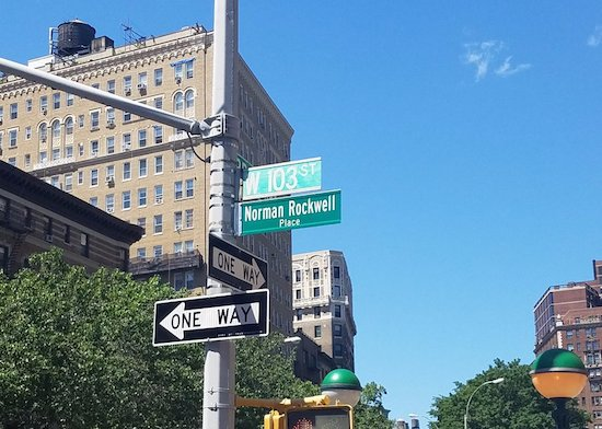 Norman Rockwell place in harlem