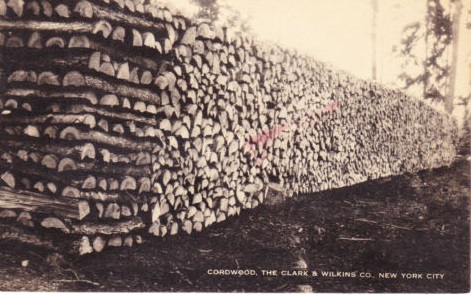 cut wood at 128th street in east harlem 1907