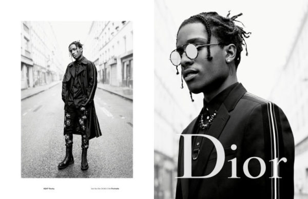 A$AP Rocky stars in the new campaign for Dior Homme