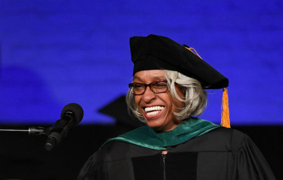 Dr. Barbara Ross-Lee Keynote At Touro College Commencement At The Apollo  Theater In Harlem