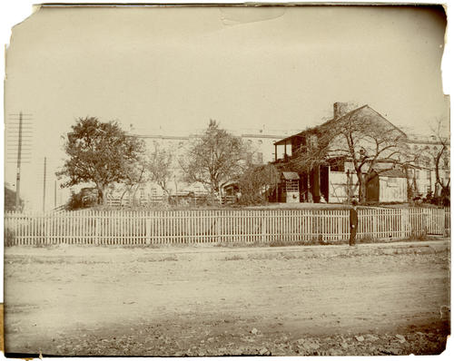 House And Boy At Amsterdam Avenue And West 116th Street Ny 1898