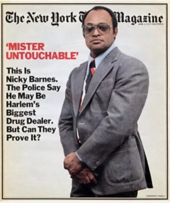 Harlem Man Nicky Barnes Mr Untouchable Cover 40th Anniversary